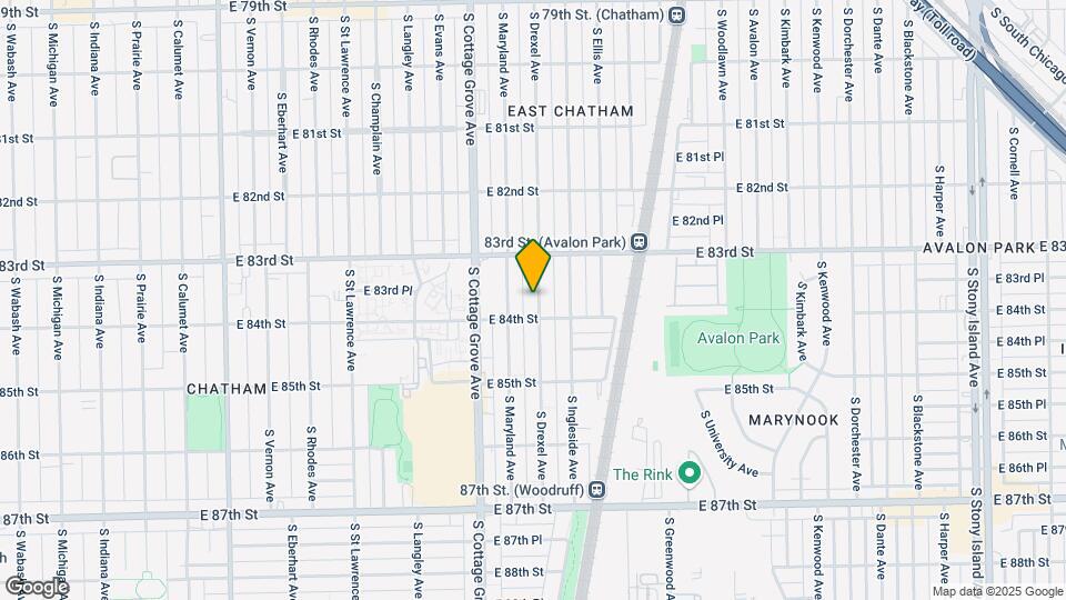 8342 S Drexel Ave Map and Location Details