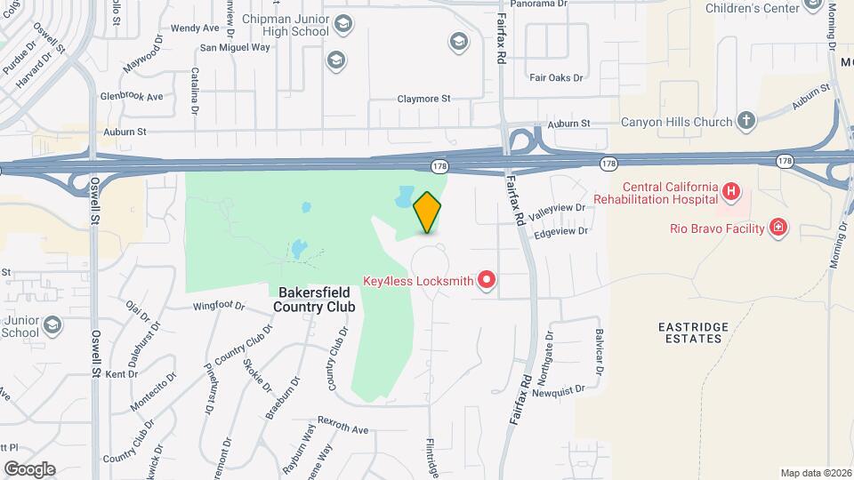 4301 Flintridge Dr Map and Location Details