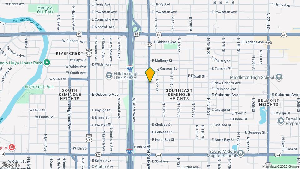 4919 N Nebraska Ave Map and Location Details