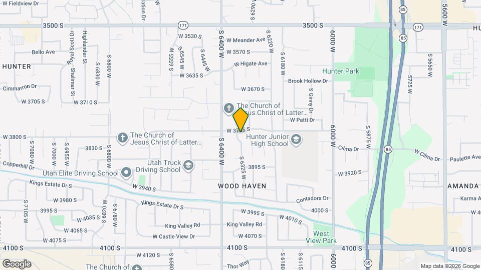 3795 S 6350 W Map and Location Details