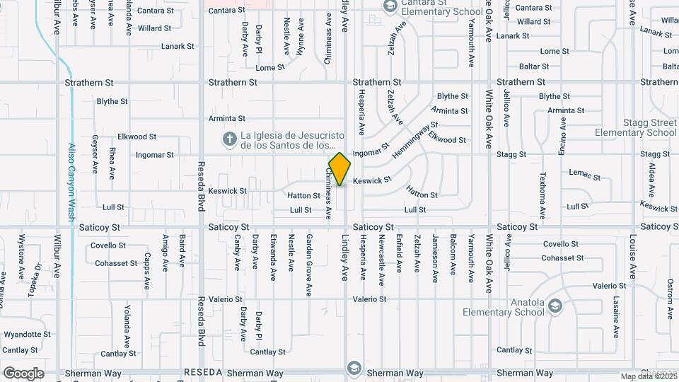 7659 Lindley Ave Map and Location Details