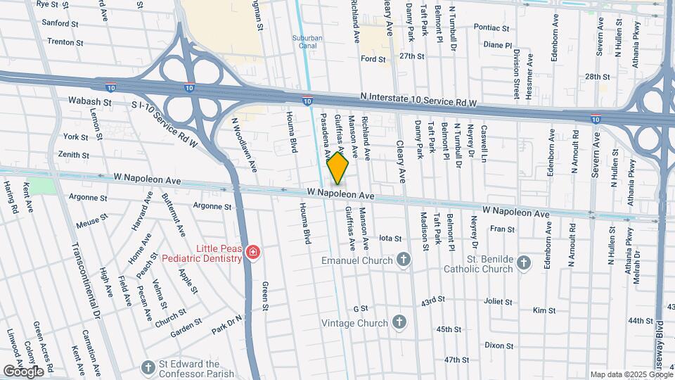 2129 Pasadena Ave Map and Location Details
