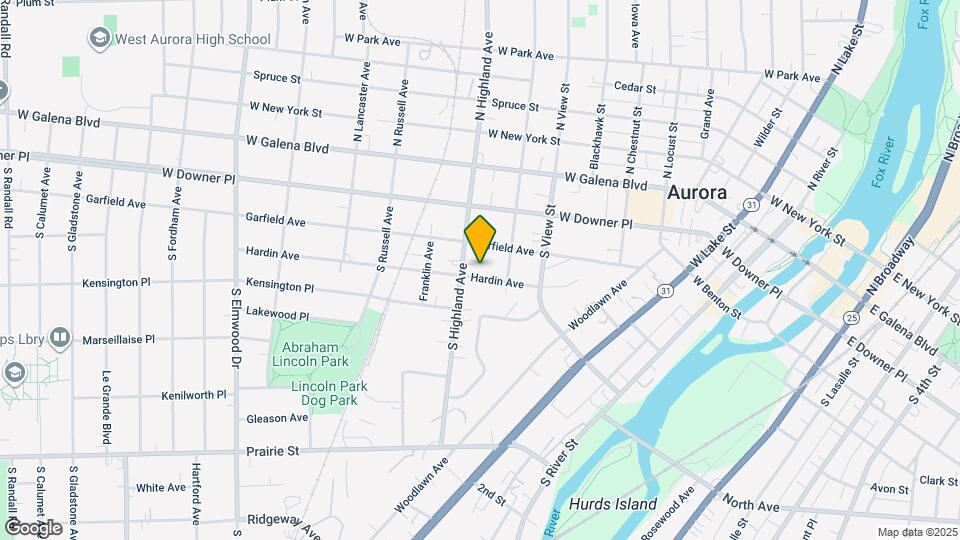 557 Hardin Ave Map and Location Details