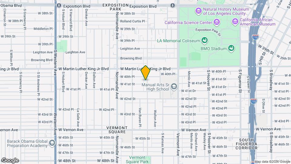 4067 Sutro Ave Map and Location Details