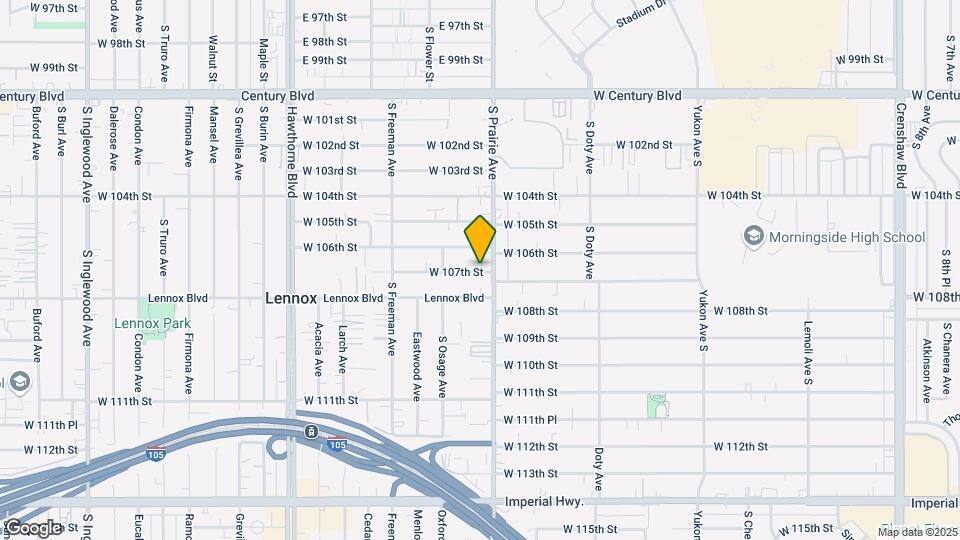 4015 W 107th St Mapa y Detalles de la Ubicación