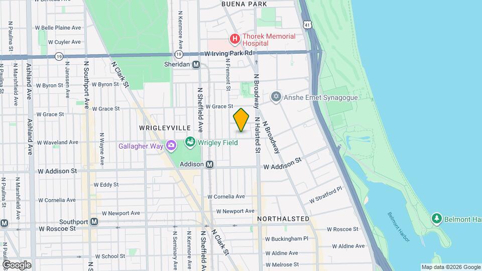 834 W Waveland Ave, Unit A08K Map and Location Details