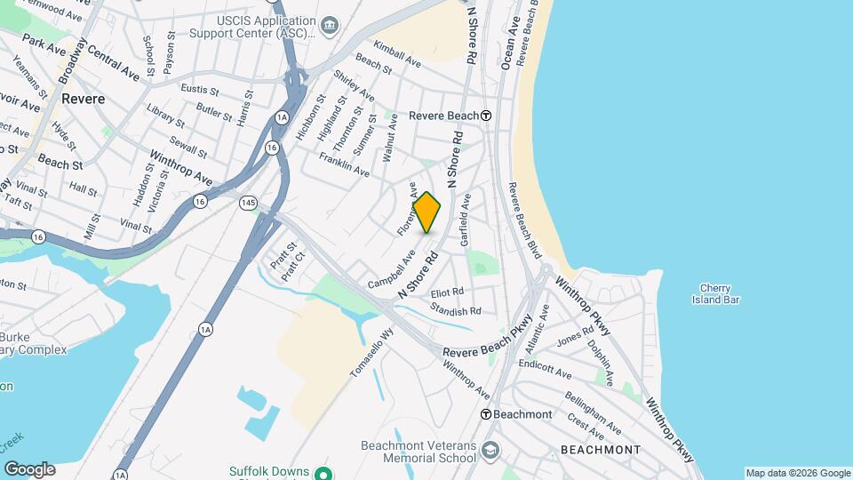 1695 N Shore Rd Map and Location Details