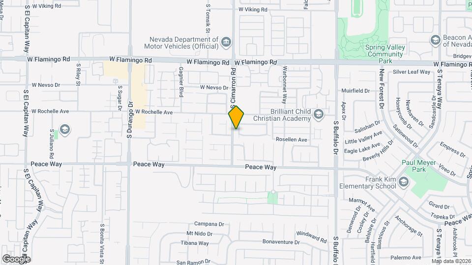 4371 Mesa Hill Dr Map and Location Details
