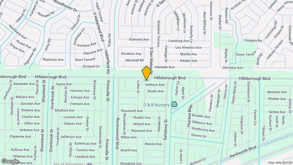 19152 Addison Ave Map and Location Details