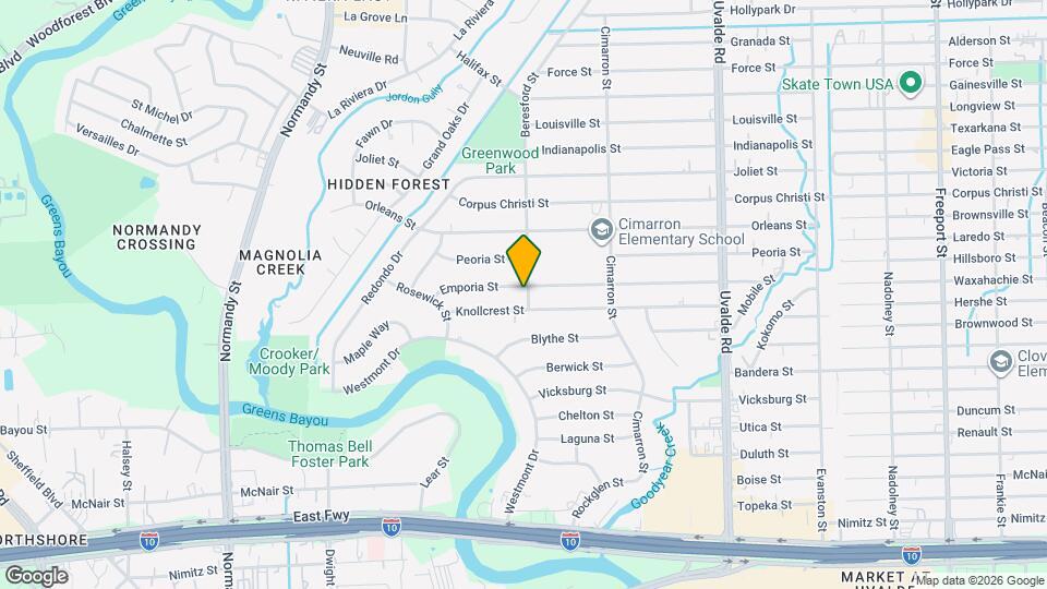 13034 Emporia St Map and Location Details