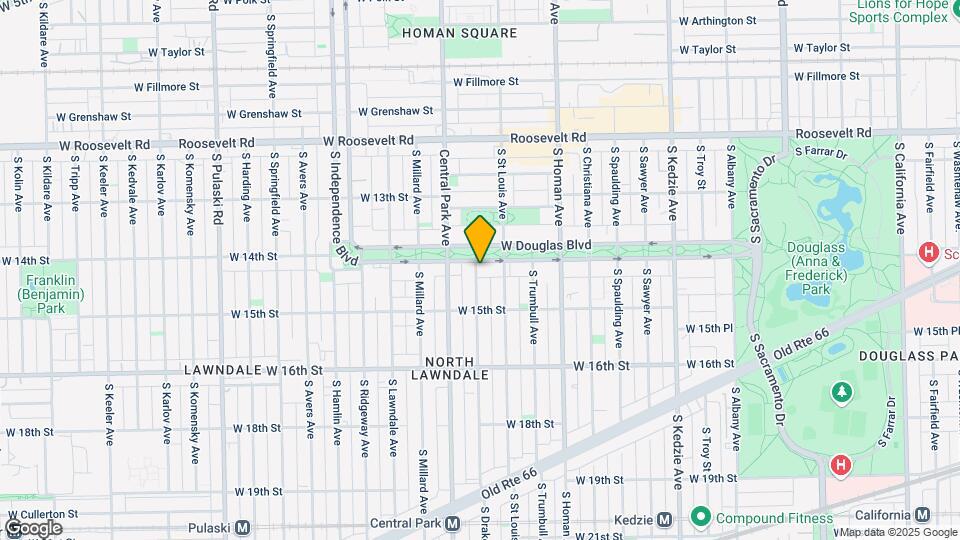 3521 W Douglas Blvd Map and Location Details