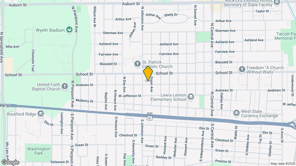 2411 Andrews St Map and Location Details