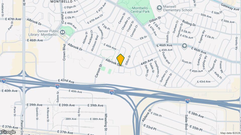 14400 Albrook Dr Mapa y Detalles de la Ubicación