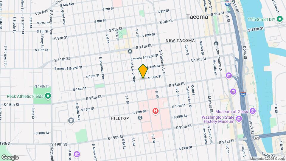 1002-1010 S 14th St Map and Location Details