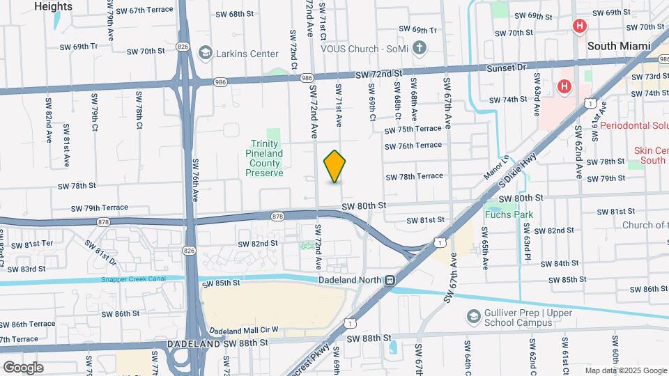 7840 SW 71st Ave, Unit A8 Map and Location Details