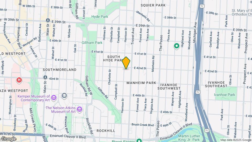4207 Harrison St Mapa y Detalles de la Ubicación