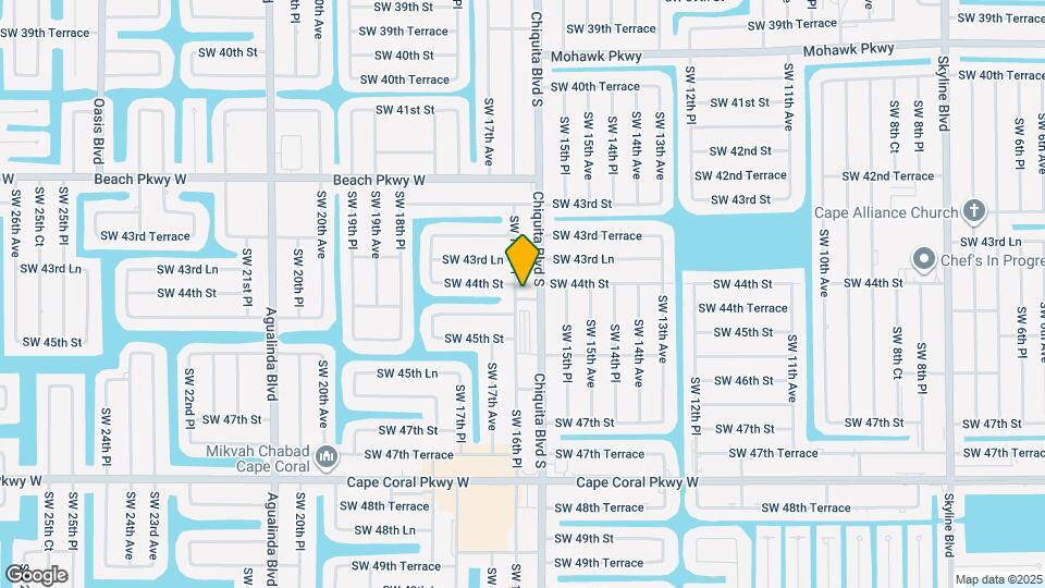 4407 SW 16th Pl Map and Location Details