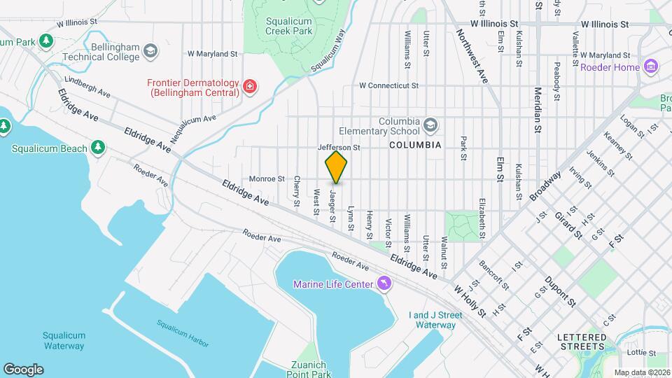 2320 Jaeger St Map and Location Details