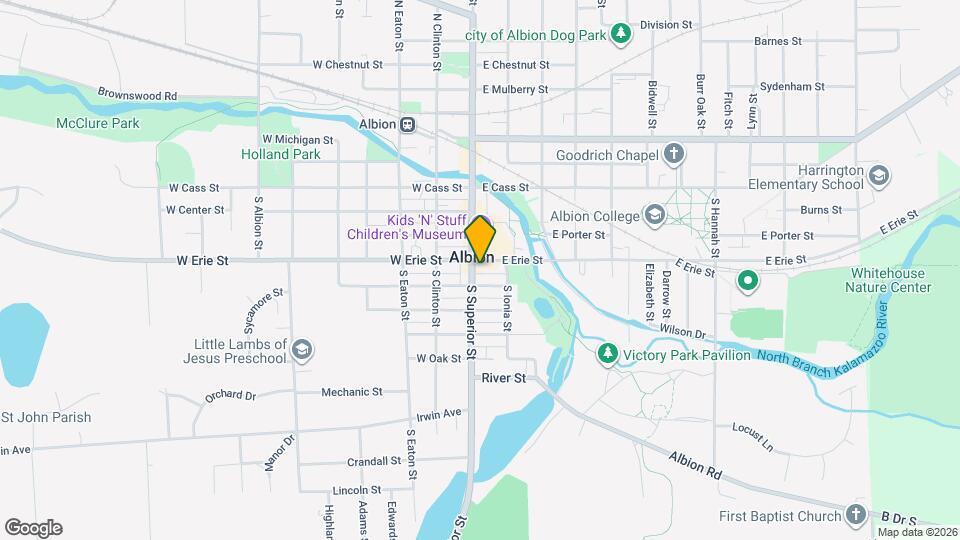 102 E Erie St Map and Location Details