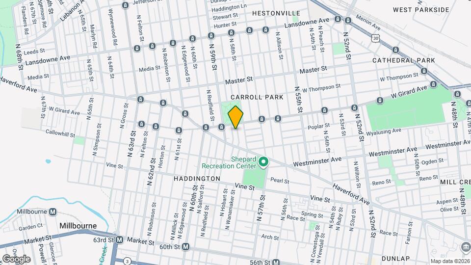 544 N Wanamaker St Map and Location Details