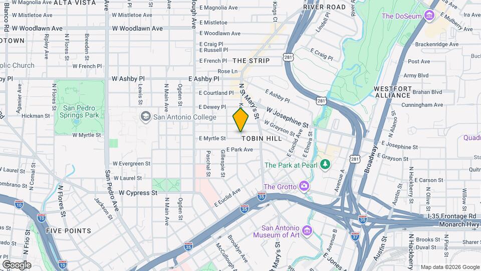 415 Kendall St Map and Location Details