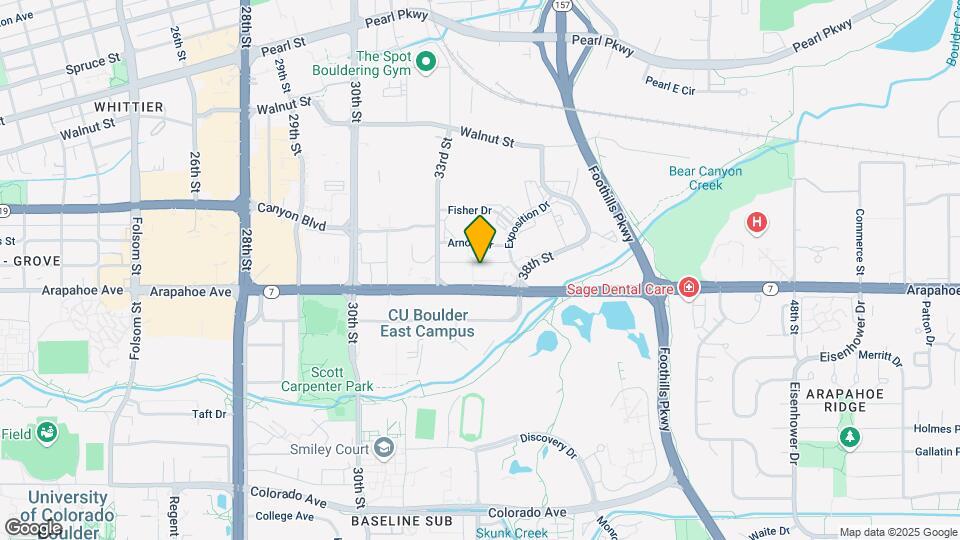 3601 Arapahoe Ave, Unit 220 Map and Location Details