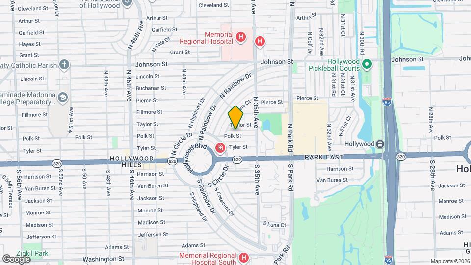 3615 Polk St Map and Location Details