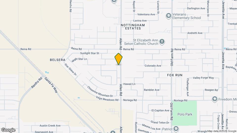 5512 Cherry Creek Ln Map and Location Details