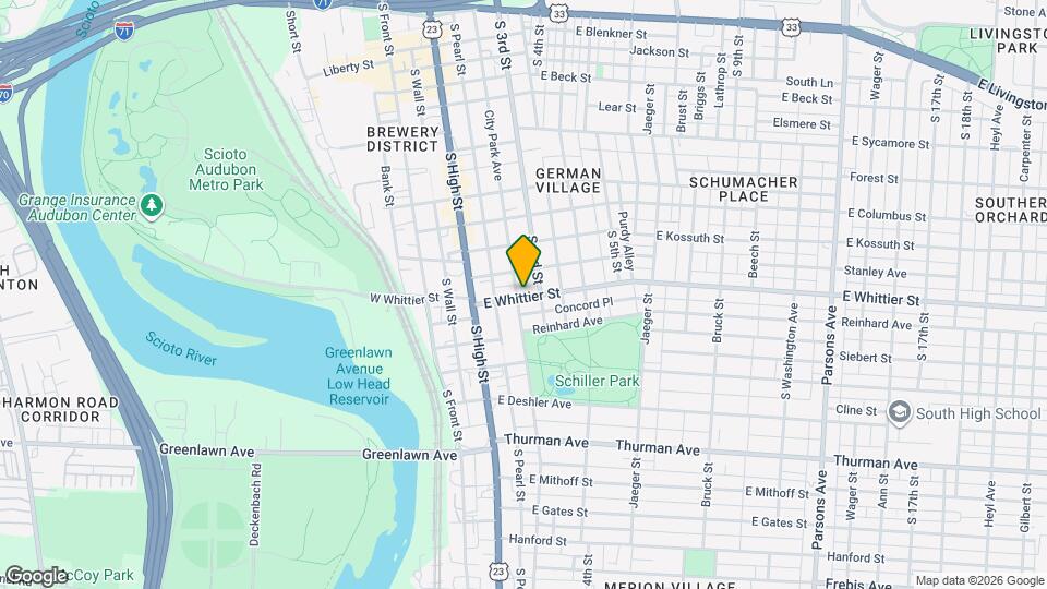 68 E Whittier St, Unit 68 E. Whittier Mapa y Detalles de la Ubicación