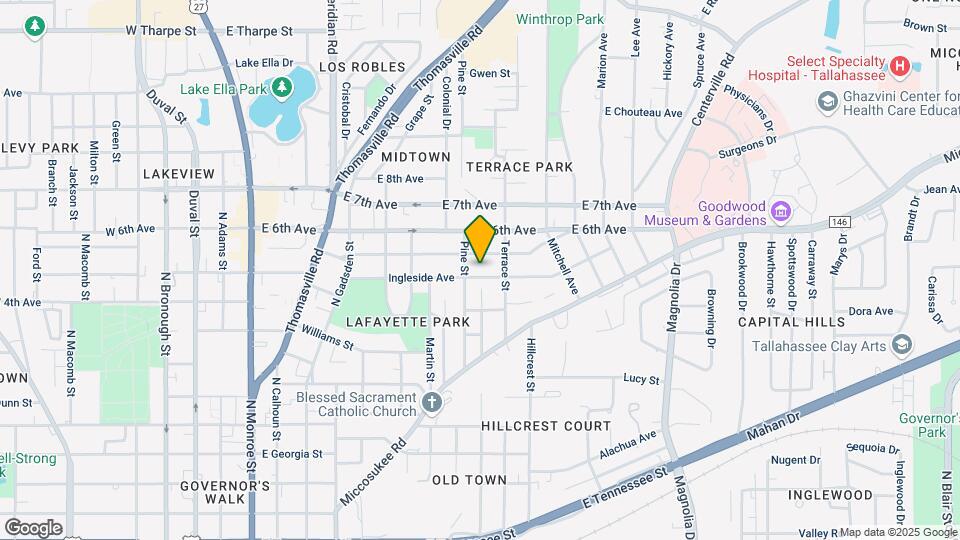 710 Ingleside Ave Map and Location Details