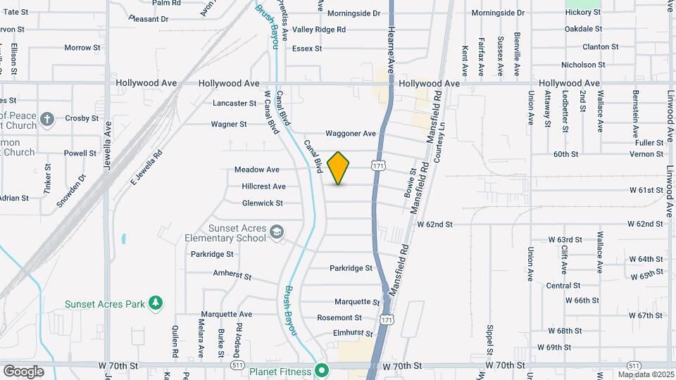 2751 Mimosa Ave Map and Location Details