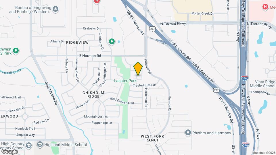 8504 Cactus Patch Way Map and Location Details