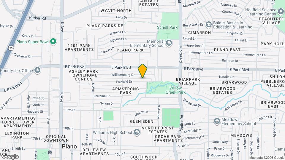 1913 Fairfield Dr Map and Location Details