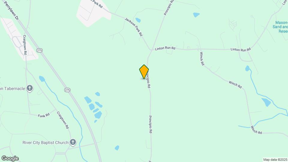 563 Principio Rd Map and Location Details