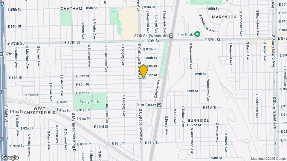 8917 S Cottage Grove Ave Map and Location Details