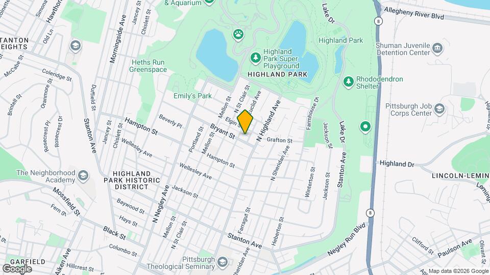5911 Bryant St, Unit Apartment 1 Map and Location Details
