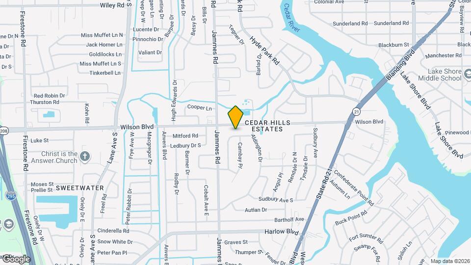 3646 Colebrooke Dr Map and Location Details