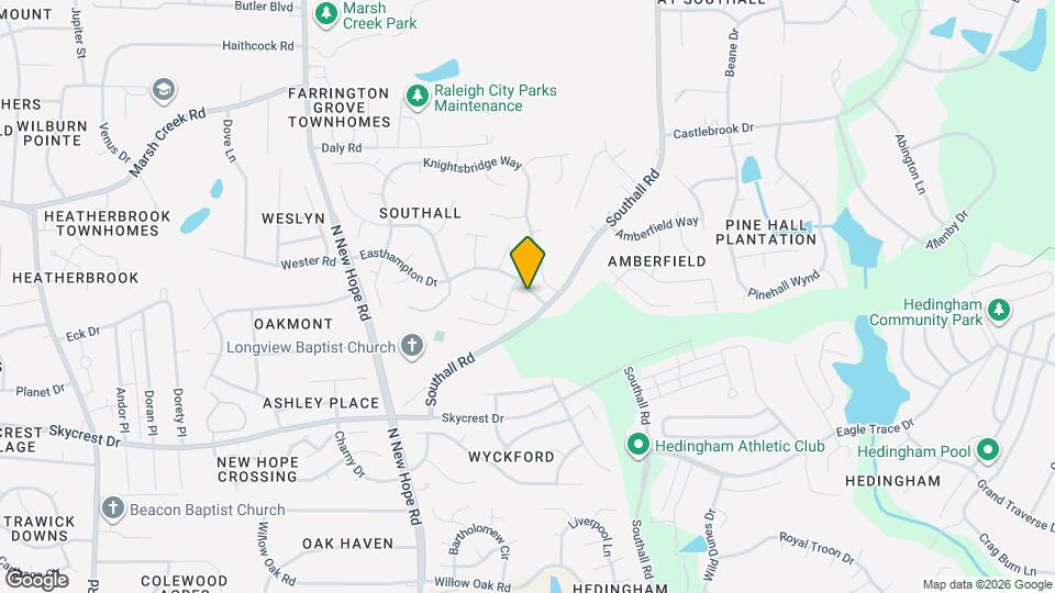 4708 Easthampton Dr Map and Location Details