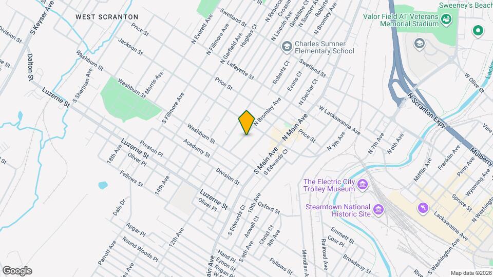 129-131-131 S Bromley Ave Map and Location Details