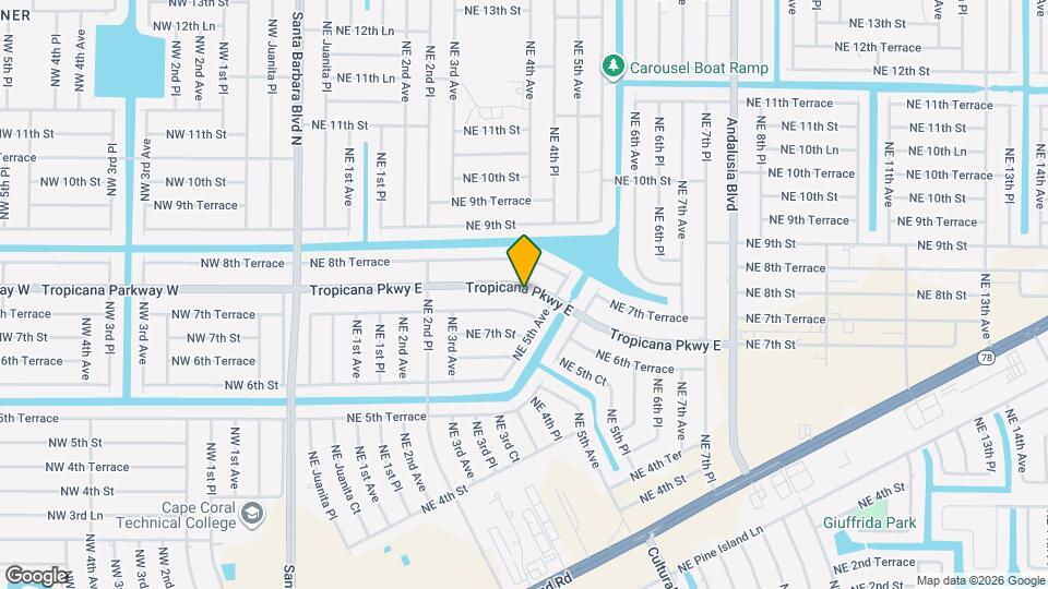 416 Tropicana Pkwy E Map and Location Details