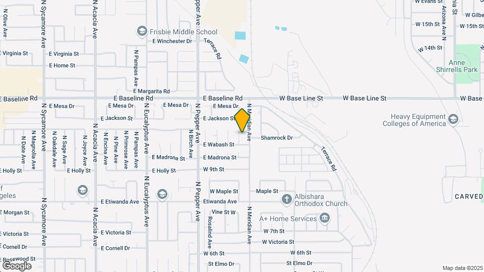 1055 N Belden Ave Map and Location Details