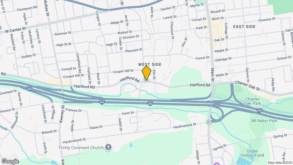 196 Hartford Rd Map and Location Details