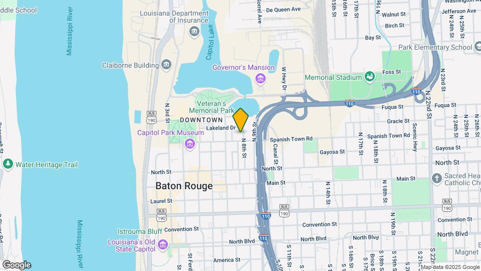 821 N 8th St, Unit 2 Map and Location Details