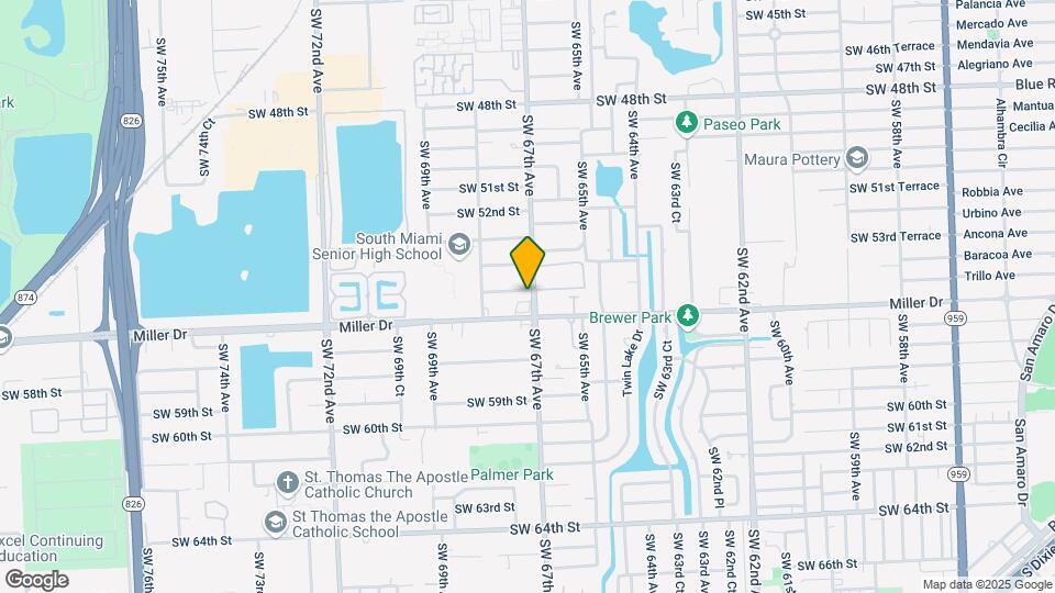 5500 SW 67th Ave Map and Location Details