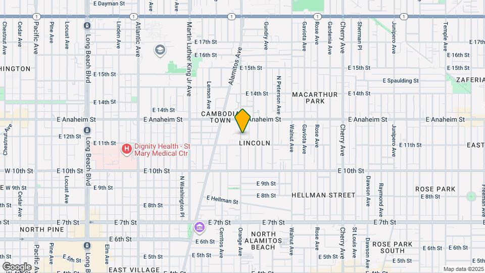 1128 Orange Ave Mapa y Detalles de la Ubicación