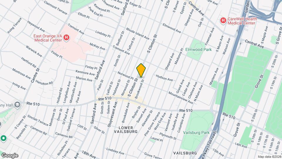 127 Brookwood St Map and Location Details