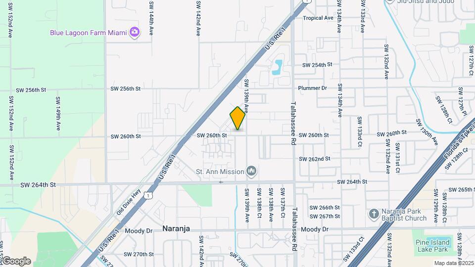 13934 SW 259th Way Mapa y Detalles de la Ubicación