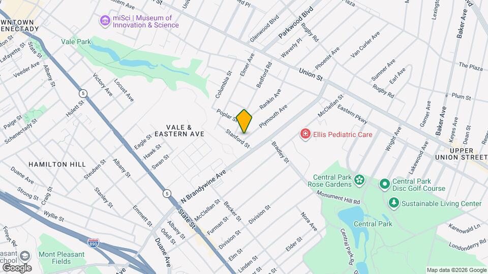 409 Plymouth Ave Map and Location Details