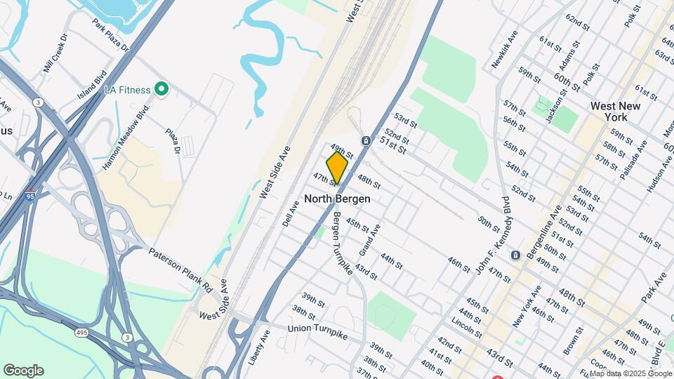 4601-4621 Tonnelle Ave Mapa y Detalles de la Ubicación