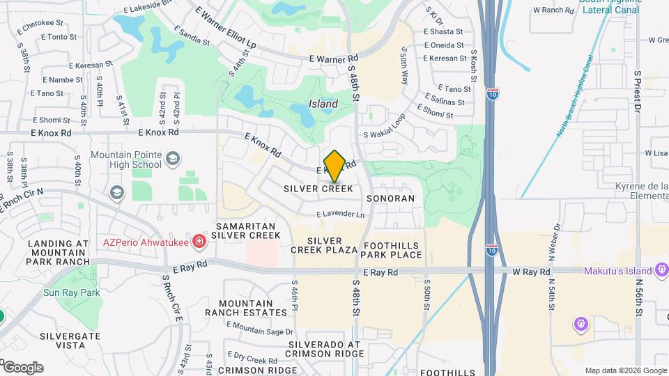 4725 E Goldfinch Gate Ln Map and Location Details